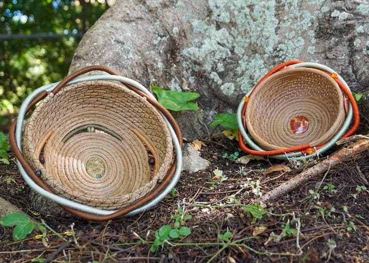 Image of Himalayan Pine Needle Basket - an authentic Pahadi product