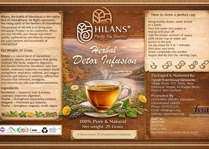 Hilans Herbal Detox Tea – Purity you deserve thumbnail 4