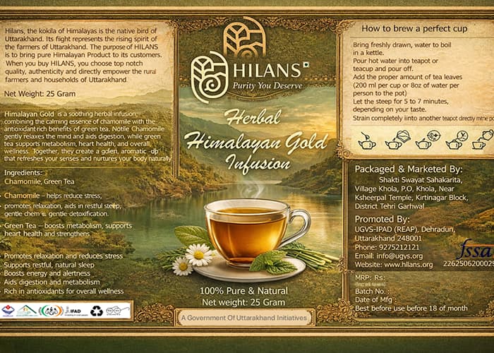 Hilans Herbal Himalayan Gold Tea  – Purity you deserve thumbnail 2