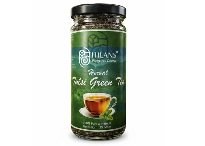 Hilans Herbal Tulsi Green Tea – Purity you deserve - Authentic Pahadi Product from Uttarakhand Himalayas | Buransh Tales