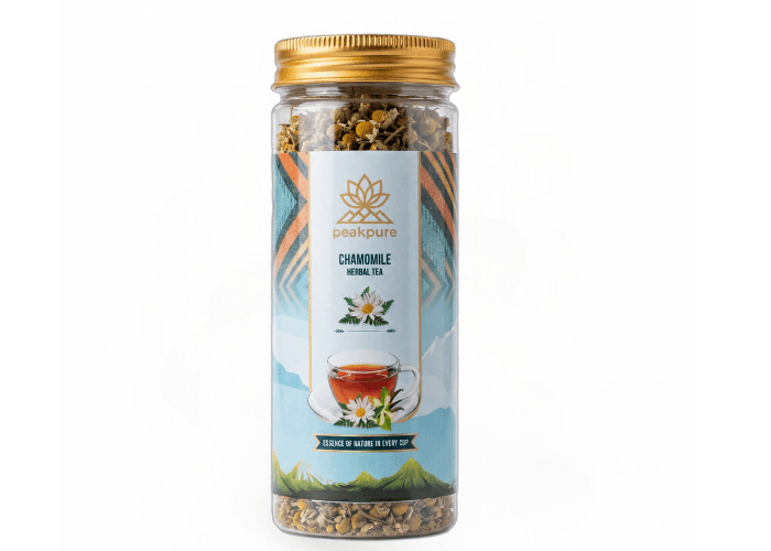 PeakPure Chamomile Tea - Authentic Pahadi Product from Uttarakhand Himalayas | Buransh Tales