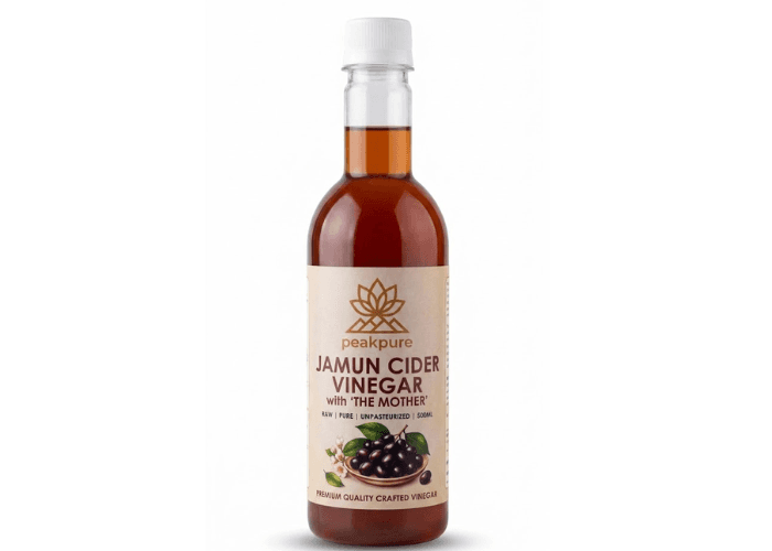 PeakPure Jamun Cider Vinegar with the Mother - Authentic Pahadi Product from Uttarakhand Himalayas | Buransh Tales