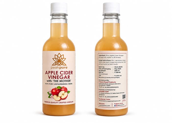 PeakPure Apple Cider Vinegar with the Mother thumbnail 2
