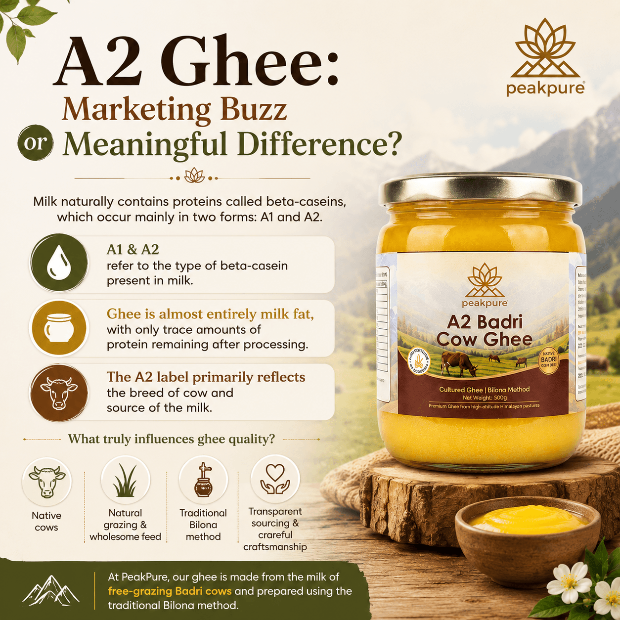 A2 Badri Cow Ghee thumbnail 4