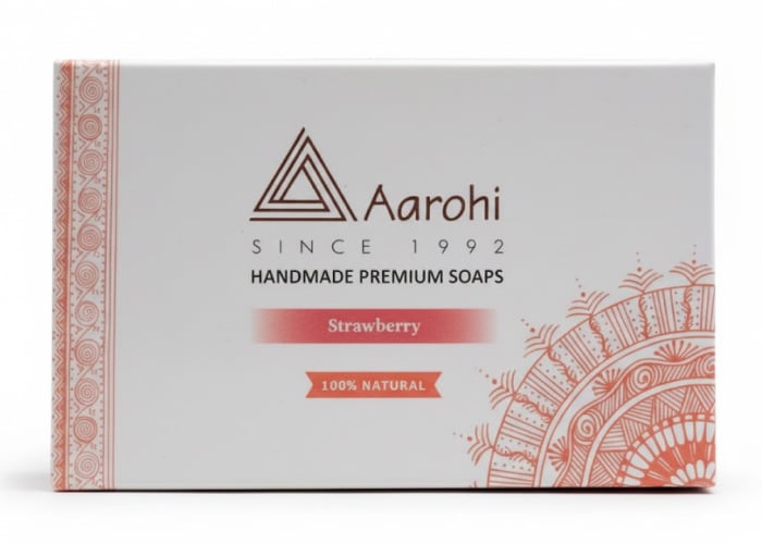 Handmade Chyura Strawberry Soap - ₹230 Handmade Chyura Strawberry Soap - Authentic Natural Bodycare & Wellness from Uttarakhand Himalayas | Buy Online at Buransh Tales