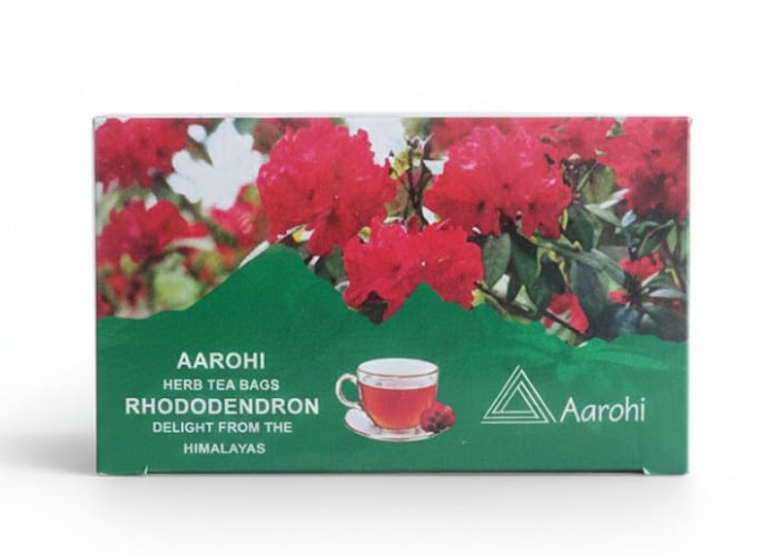 Rhododendron - ₹250 Rhododendron - Authentic Himalayan Herbal Teas from Uttarakhand Himalayas | Buy Online at Buransh Tales