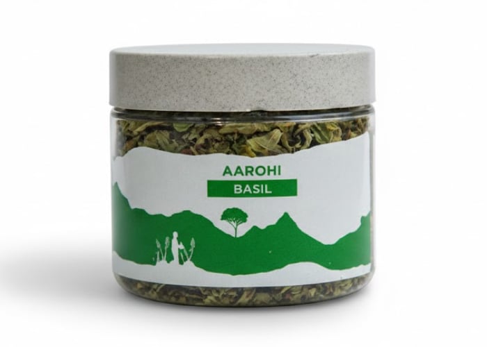 Basil - ₹200 Basil - Authentic Himalayan Herbal Teas from Uttarakhand Himalayas | Buy Online at Buransh Tales
