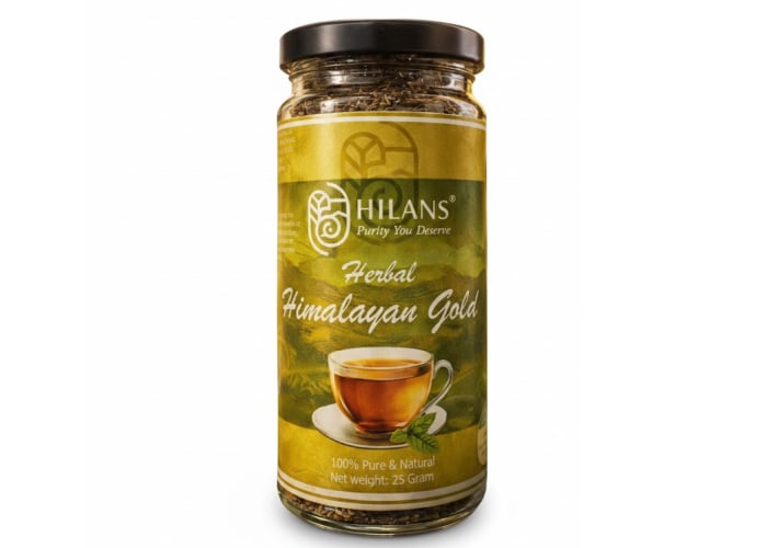 Hilans Herbal Himalayan Gold Tea – Purity you deserve - ₹210 Hilans Herbal Himalayan Gold Tea – Purity you deserve - Authentic Himalayan Herbal Teas from Uttarakhand Himalayas | Buy Online at Buransh Tales