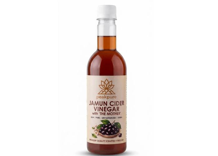 PeakPure Jamun Cider Vinegar with the Mother - ₹250 PeakPure Jamun Cider Vinegar with the Mother - Authentic Organic Foods & Beverages from Uttarakhand Himalayas | Buy Online at Buransh Tales